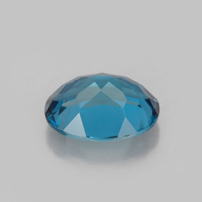 Topazio naturale blu da 1,61 ct, taglio ovale, VVS