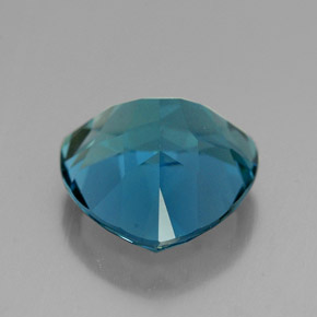Topazio naturale blu da 6,98 ct, trillion, VVS
