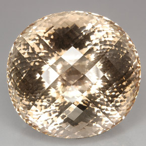 Topazio naturale giallo da 362,81 ct, taglio ovale, IF