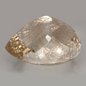 Topazio naturale giallo da 437,40 ct, taglio a pera, IF