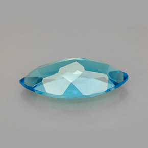 Topazio naturale blu da 6,79 ct, marchesa, VVS