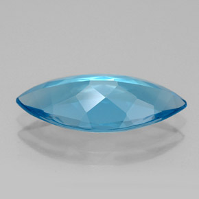 Topazio naturale blu da 5,13 ct, marchesa, VVS
