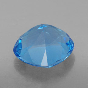 Topazio naturale blu da 8,71 ct, taglio a pera, VVS-VS