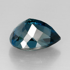 Topazio naturale blu da 12,93 ct, taglio a pera, VVS-VS