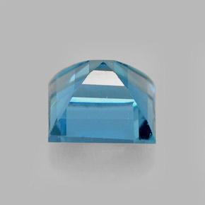 Topazio naturale blu da 2,02 ct, quadrato, VVS-VS