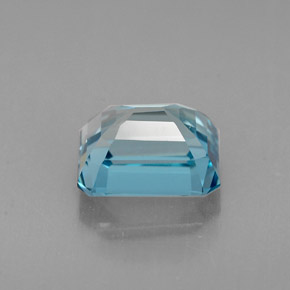 Topazio naturale blu da 2,01 ct, taglio smeraldo, VVS