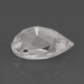 Topazio naturale bianco da 2,36 ct, taglio a pera, VVS-VS
