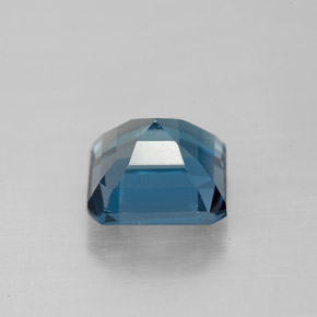 Topazio naturale blu da 3,26 ct, taglio smeraldo, VS