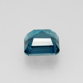 Topazio naturale blu da 1,66 ct, taglio smeraldo, VVS-VS
