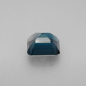 Topazio naturale blu da 2,49 ct, taglio smeraldo, VVS-VS