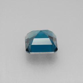 Topazio naturale blu da 2,46 ct, taglio smeraldo, VVS-VS