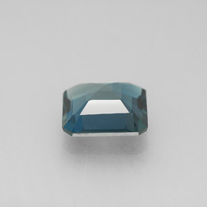 Topazio naturale blu da 2,30 ct, taglio smeraldo, VS