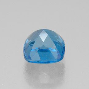 Topazio naturale blu da 2,01 ct, taglio a cuscino, VS