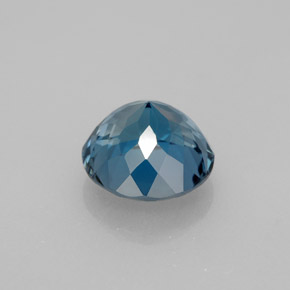 Topazio naturale blu da 2,68 ct, taglio rotondo, VS