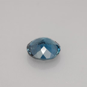 Topazio naturale blu da 2,17 ct, taglio rotondo, VS