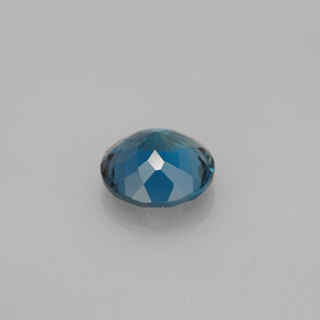 Topazio naturale blu da 2,23 ct, taglio rotondo, VVS-VS