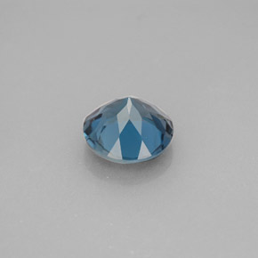 Topazio naturale blu da 2,25 ct, taglio rotondo, VVS-VS