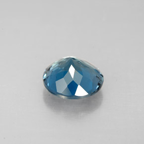 Topazio naturale blu da 2,39 ct, taglio rotondo, VS
