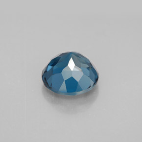 Topazio naturale blu da 3,62 ct, taglio rotondo, VVS-VS
