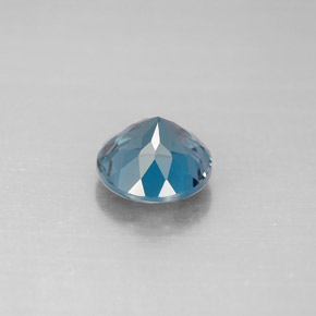 Topazio naturale blu da 2,13 ct, taglio rotondo, VVS-VS