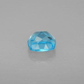 Topazio naturale blu da 2,06 ct, taglio a cuscino, VVS-VS
