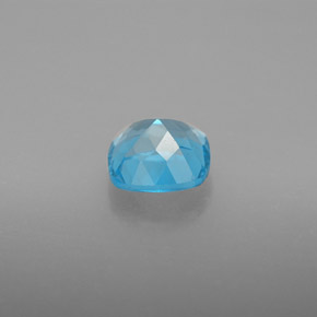 Topazio naturale blu da 1,87 ct, taglio a cuscino, VVS-VS