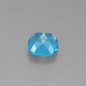 Topazio naturale blu da 1,84 ct, taglio a cuscino, VVS-VS