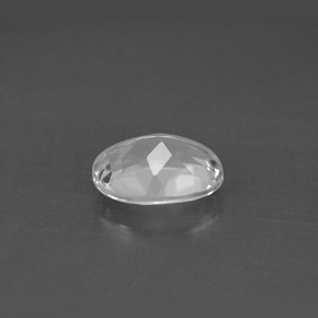 Topazio naturale bianco da 1,40 ct, taglio ovale, VS