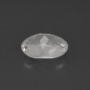 Topazio naturale bianco da 1,57 ct, taglio ovale, VS