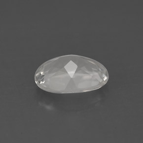 Topazio naturale bianco da 1,44 ct, taglio ovale, VS