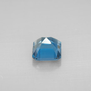 Topazio naturale blu da 1,45 ct, taglio smeraldo, VVS-VS