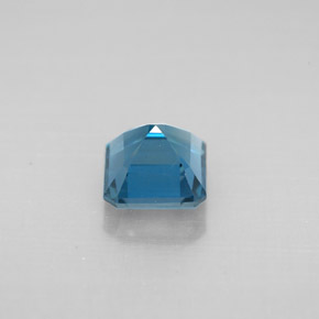 Topazio naturale blu da 1,47 ct, taglio smeraldo, VVS-VS