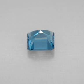Topazio naturale blu da 1,38 ct, taglio smeraldo, VVS-VS