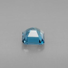 Topazio naturale blu da 1,34 ct, taglio smeraldo, VVS-VS