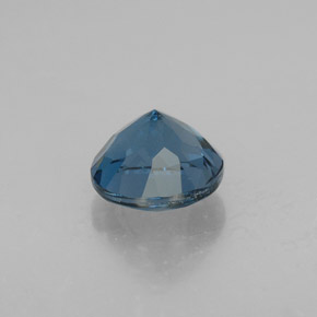Topazio naturale blu da 2,70 ct, taglio rotondo, VVS-VS