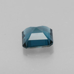 Topazio naturale blu da 1,56 ct, taglio smeraldo, VVS-VS