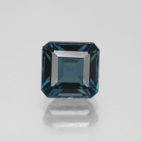Topazio naturale blu da 1,91 ct, taglio smeraldo, VVS