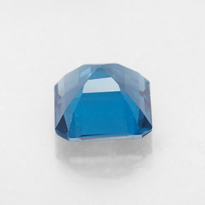 Topazio naturale blu da 2,23 ct, taglio smeraldo, VVS
