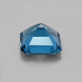 Topazio naturale blu da 1,91 ct, taglio smeraldo, VS