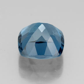 Topazio naturale blu da 3,03 ct, taglio a cuscino, VS