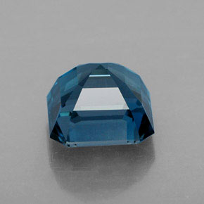 Topazio naturale blu da 2,38 ct, taglio smeraldo, VVS-VS