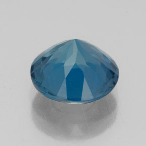 Topazio naturale blu da 3,07 ct, taglio rotondo, VVS-VS