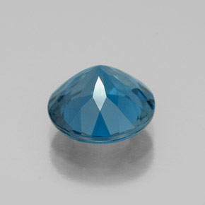 Topazio naturale blu da 3,05 ct, taglio rotondo, VS