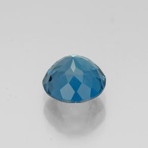 Topazio naturale blu da 1,70 ct, taglio rotondo, VS
