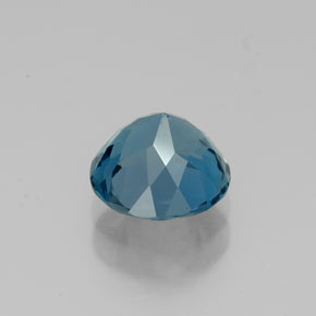 Topazio naturale blu da 1,73 ct, taglio rotondo, VVS