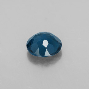 Topazio naturale blu da 0,93 ct, taglio rotondo, VVS-VS