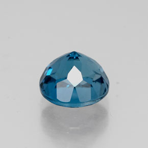 Topazio naturale blu da 1,94 ct, taglio rotondo, VS