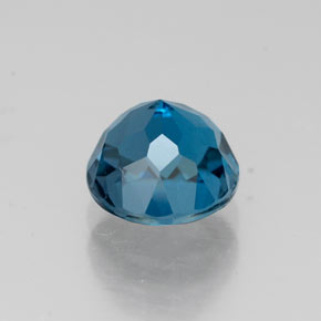 Topazio naturale blu da 2,02 ct, taglio rotondo, VS