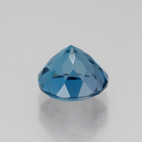 Topazio naturale blu da 2,08 ct, taglio rotondo, VS