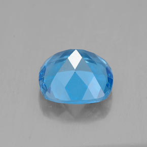 Topazio naturale blu da 2,53 ct, taglio a cuscino, VS